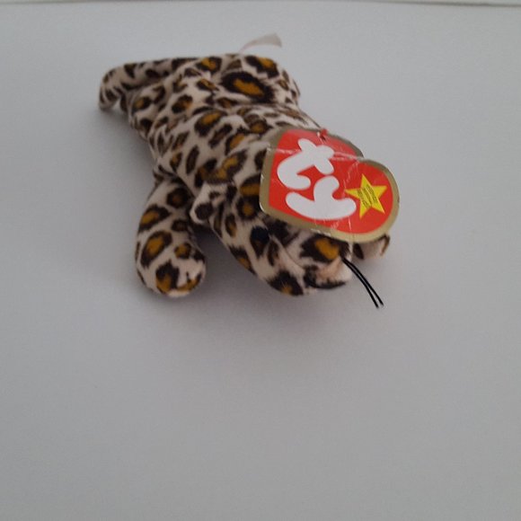Ty Teenie Beanie Baby Freckles the Leopard 4.5"L x 2"W - Picture 4 of 14
